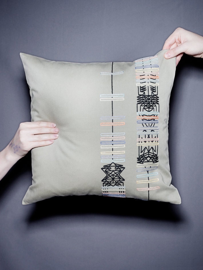 Hand Embroidered Cushion