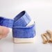 Nesting Spice Cellars in Blue- Set of three