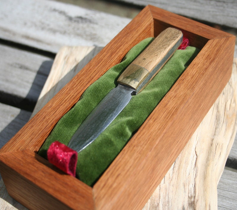 Hand Forged Letter Opener and Desk Tidy