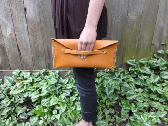 Custom made envelope clutch