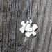 Autism puzzle piece. Awareness necklace. At Ease Designs