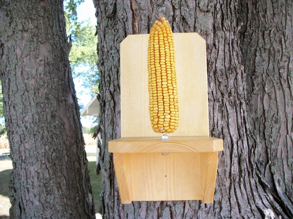 items similar to squirrel feeder wooden ear corn feeder items similar to squirrel feeder wooden ear corn feeder