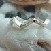 Sterling silver Zig Zag toe ring