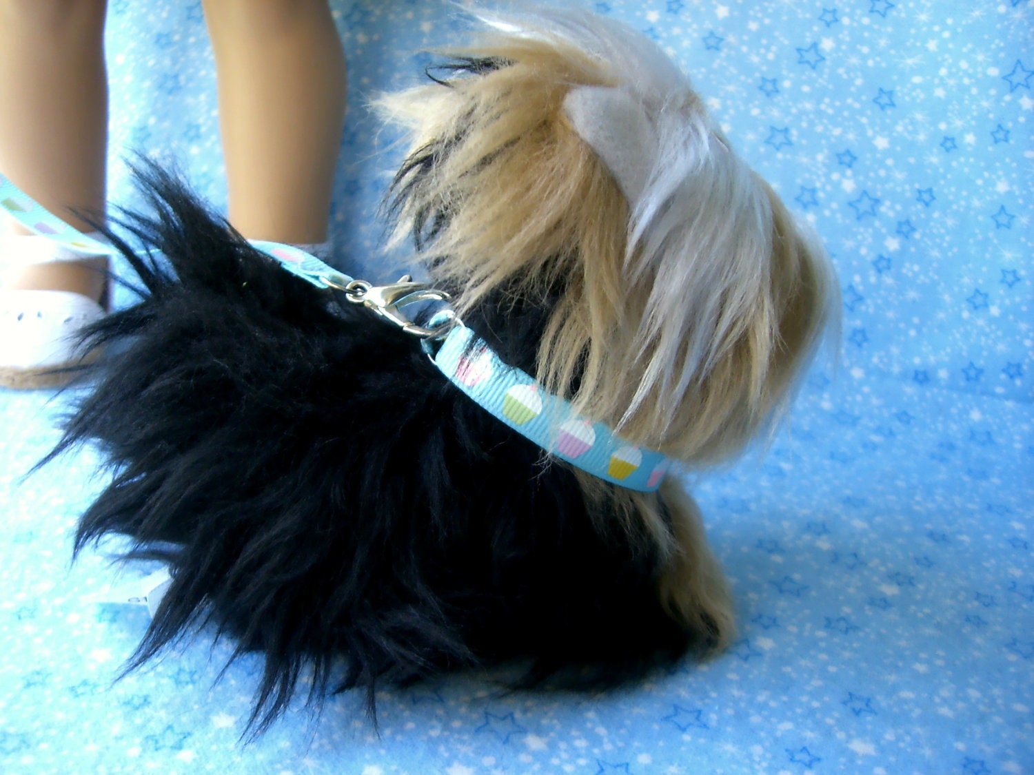 American Girl Pet Dog Collar and Leash by SleepingBearBoutique