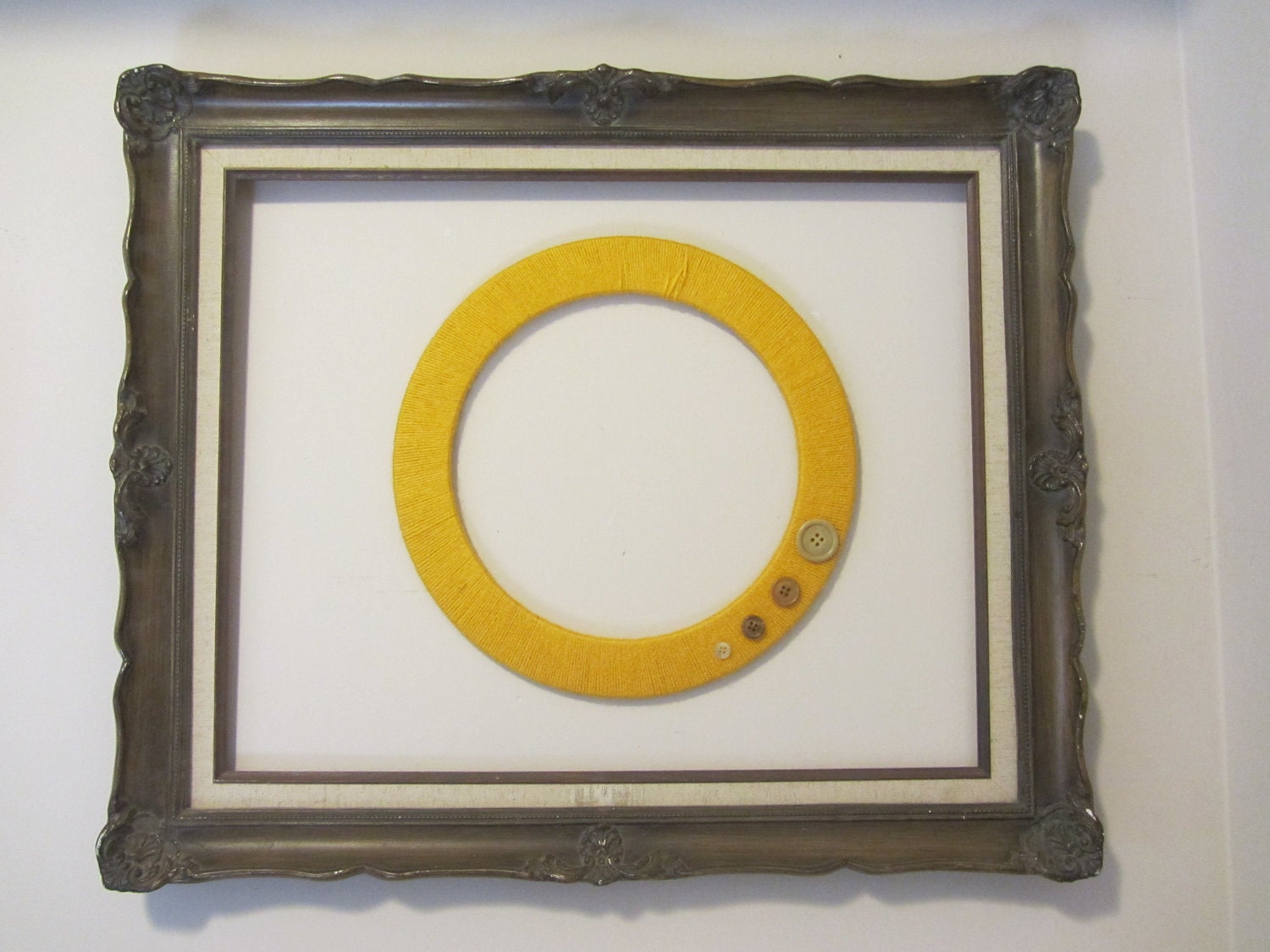 Mustard yellow Autumn Wreath