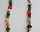 hundertwasser multi-color bead necklace