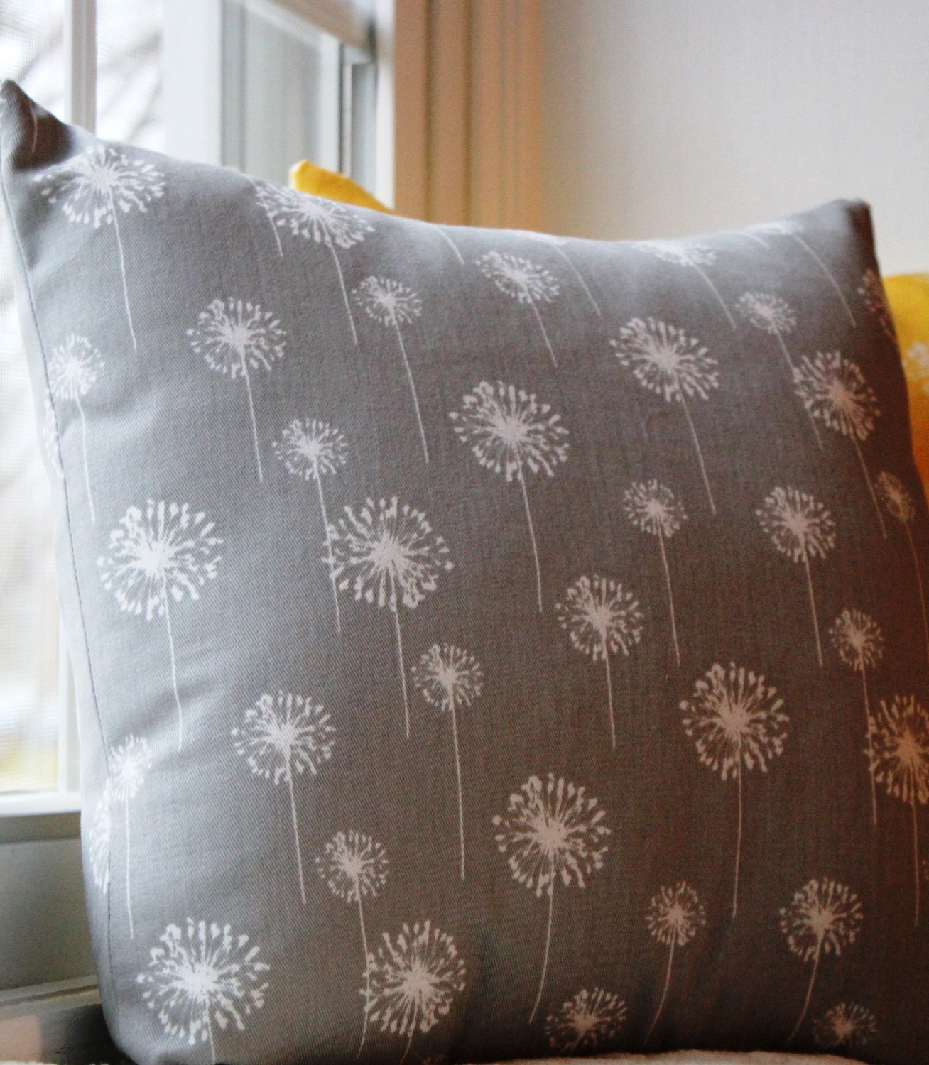 14x14 Storm Dandelion Pillow Cover