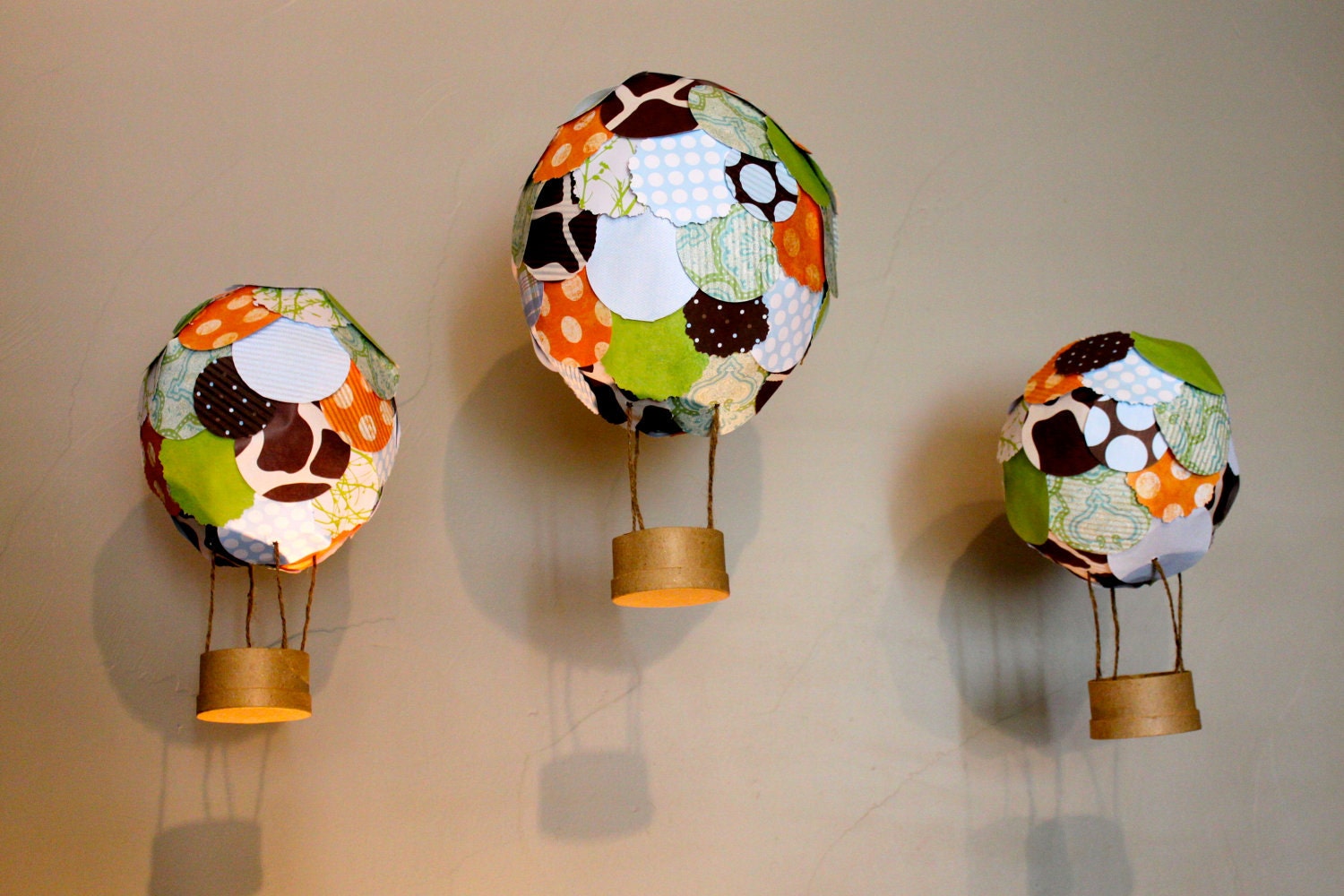 Crib Mobile - Unique Baby Crib Mobile - Nursery Decor -Modern Crib Mobile - Hot Air Balloons - Balloons - Balloon Mobile - Balloon Nursery