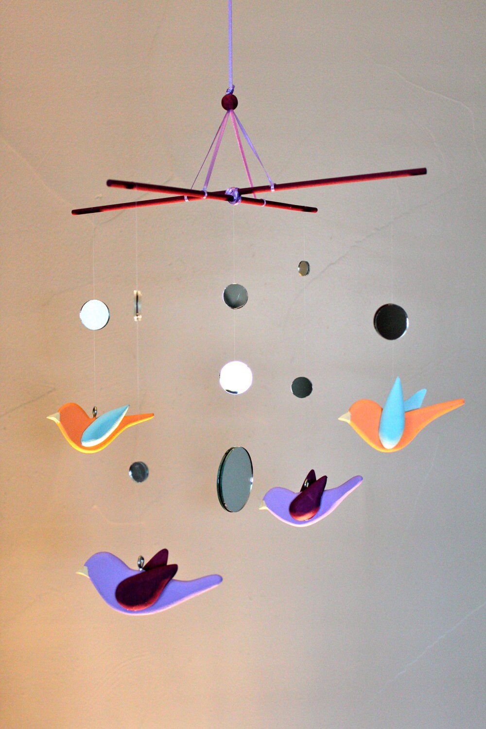 Baby Crib Mobile Modern Crib Mobile Baby by BabyBrightEyes