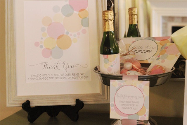 Baby Shower - "Ready to Pop"- Partie Kit