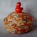 Orange chicken covered basket