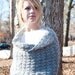 SALE The Chunky Cowl Scarf Shawl Hood - Silver Grey