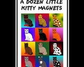 Set of Kitty Magnets
