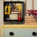 Kids Room Decor - 12x12 Wall or Shelf Shadow Box - 3D Art - Die Cast Pedal Airplane, Gas Pump, Vintage Ad and Metal 4