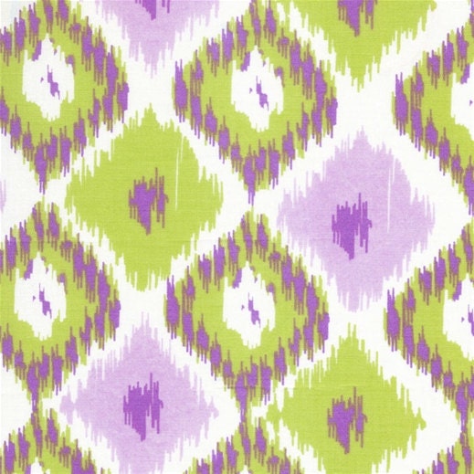 SALE -  Annette Tatum Fabric for Free Spirit-Bohemian Collection- Ikat Diamond - Lavender