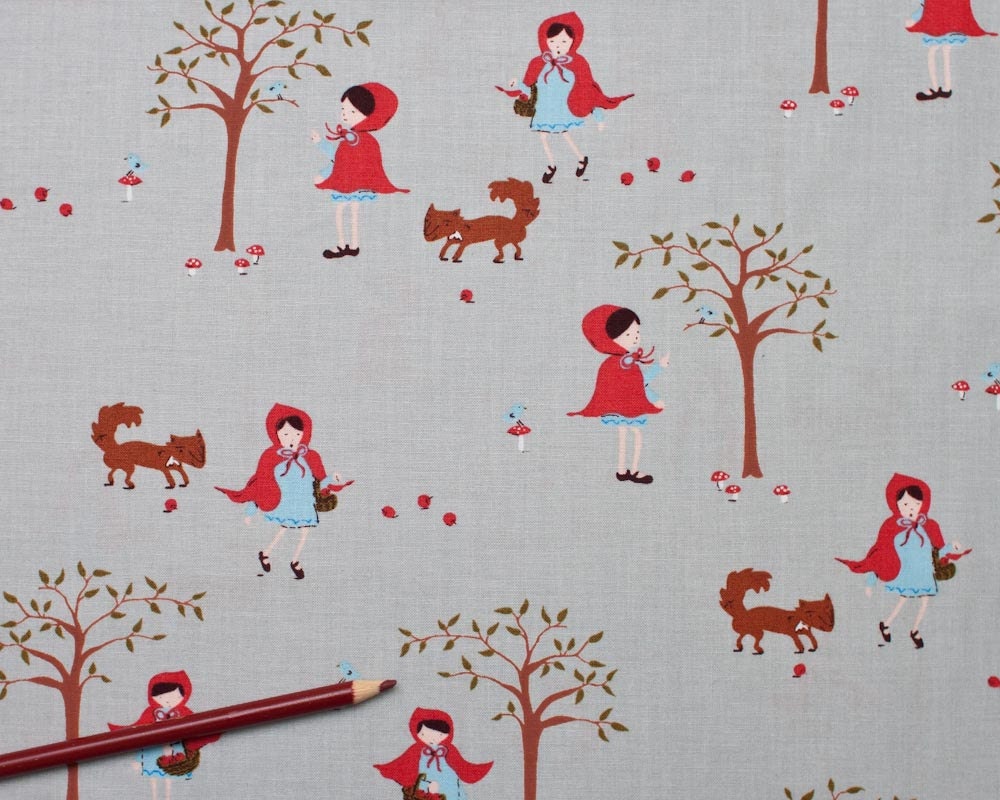 NEW - A Walk in the Woods Collection by Aneela Hoey for Moda Fabrics - Girl in the Woods - Cloud Grey