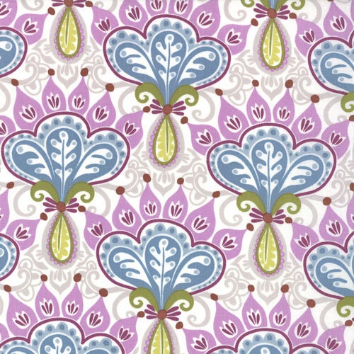 NEW- Kate Spain for Moda Fabric - Serenade Collection - Thistle Damson(Purple)