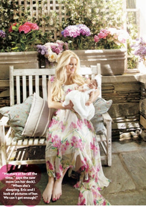 JESSICA SIMPSON'S BABY headband -- Sweet Serendipity headband worn in Baby Maxwell's People Magazine Reveal by London Raquel
