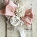 Fancy Girl Newborn Shabby Chic Bow On Lace band