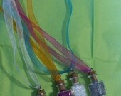 Wicked Lil  Pixie Dust Square Bottle Necklace