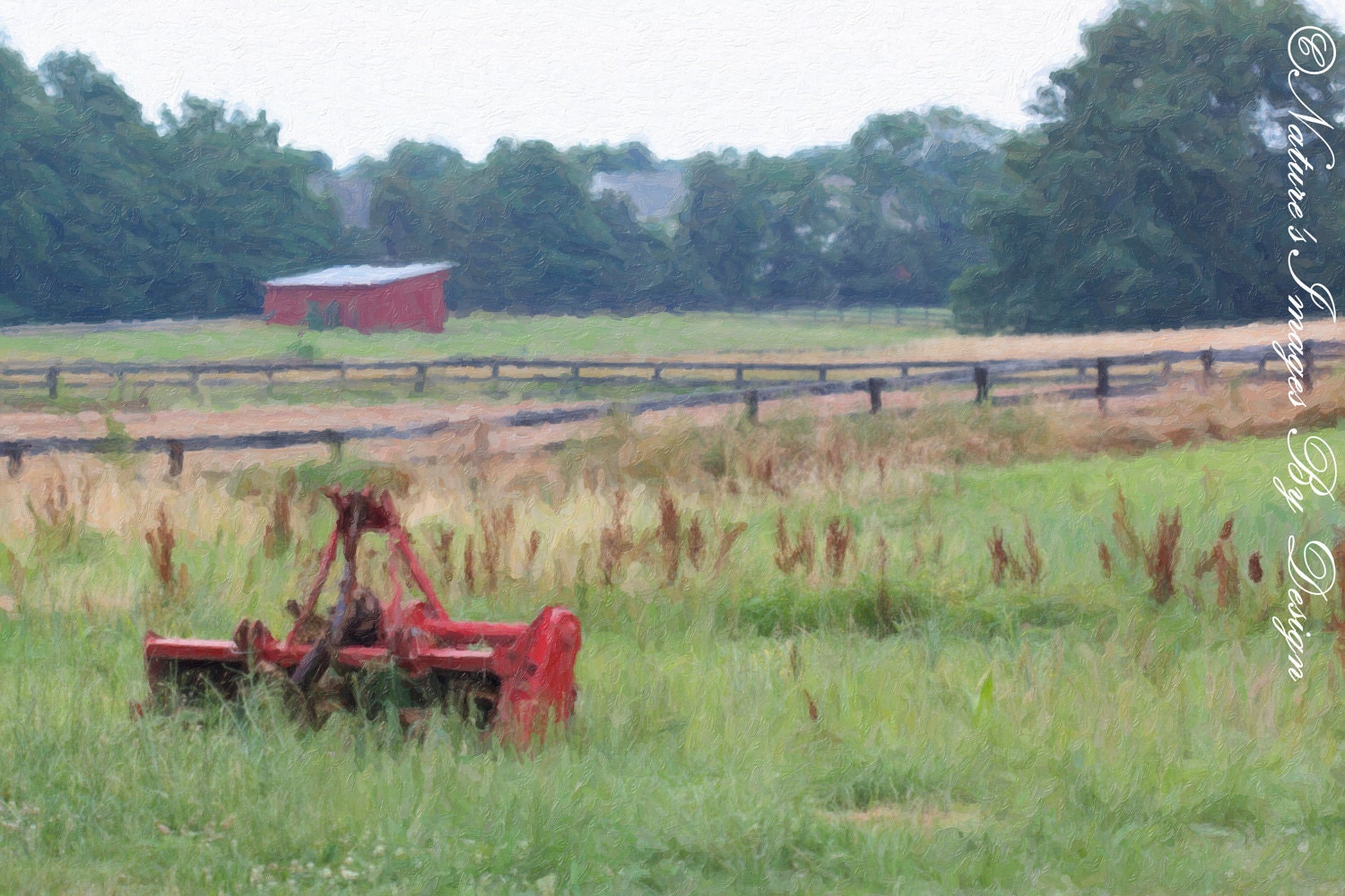 Farm Field Photo - Farm Landscape Photo - 8X12 Print, photography wall art, home decor, nature photography