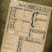 Rustic Vintage Wedding Program