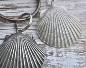 sea shell chunky keychain