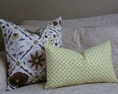 Throw Pillow Cover 20" X 20" - Accent Pillow - Home Decor Designer Fabric - SAME Fabric Both Sides - Multi colored - Decorative Pillow