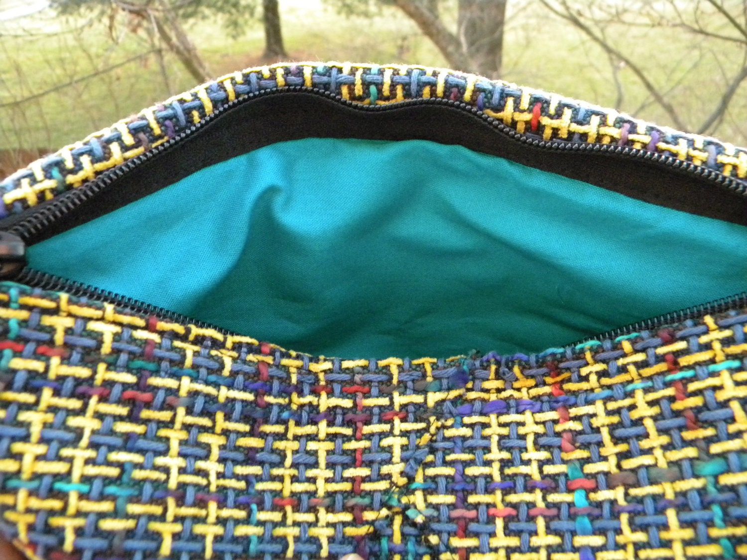 Crayola Tweed Statement Clutch