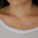 Gold Love "word" Necklace