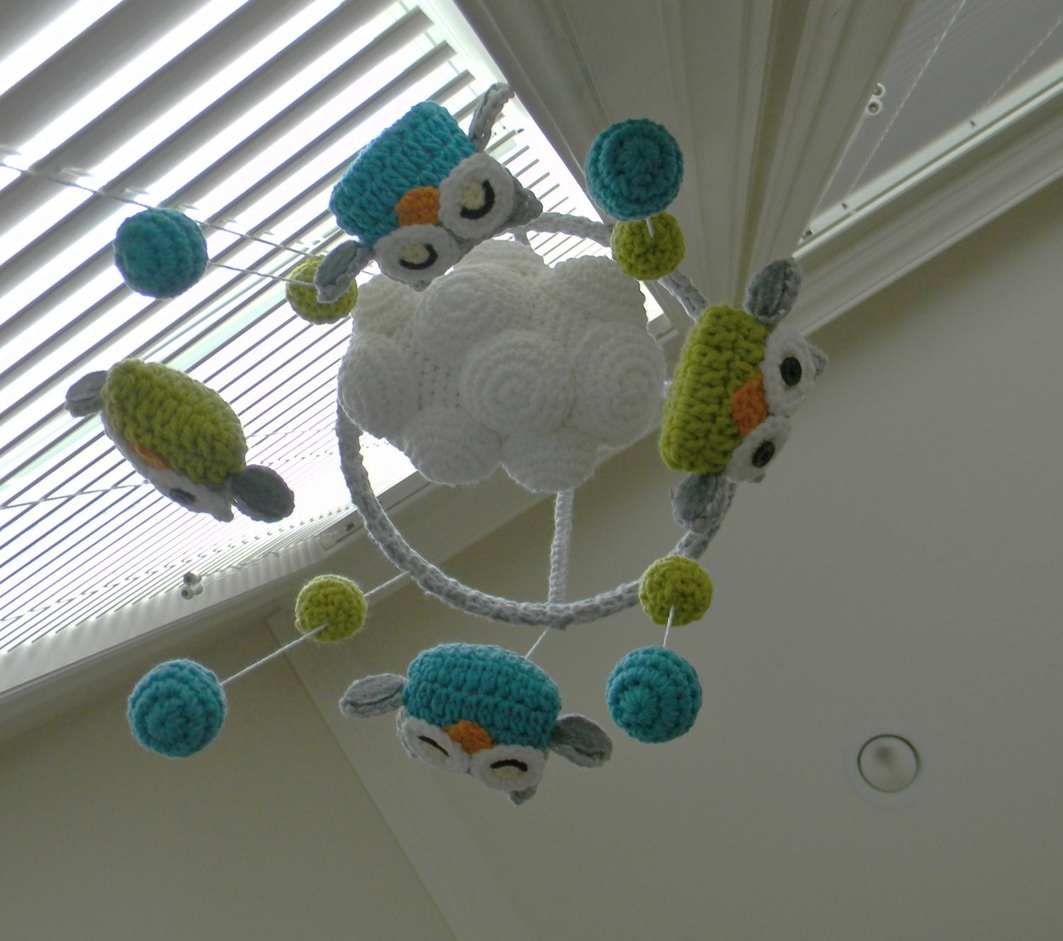 Owl crochet Mobile