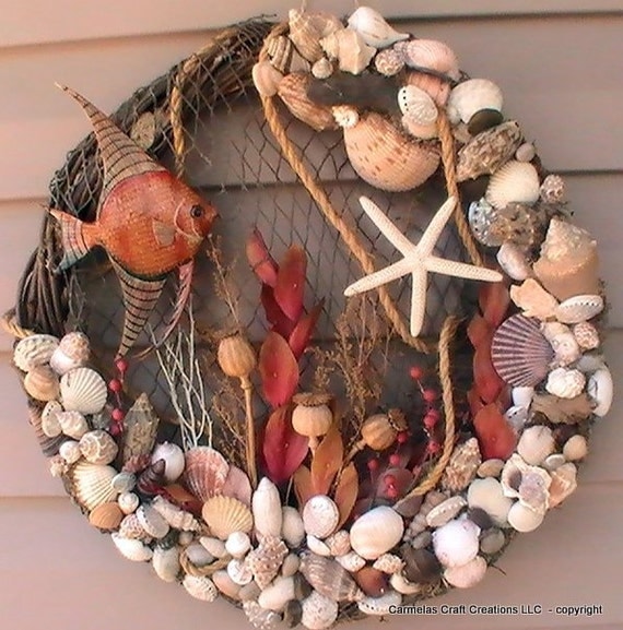Angel Fish Beach Wreath
