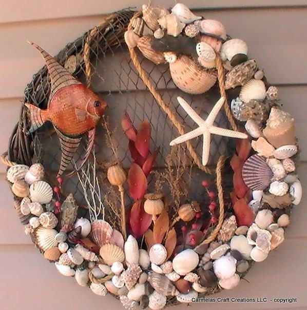 Angel Fish Beach Wreath