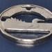 Canadian dollar - cut coin pendant - Lucky loonie. Huard counter-natant
