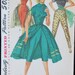 Simplicity 1812 Vintage 50s Pattern Rockabilly