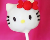 Hello Kat Kitty cake pops, very popular and fun , birthday , shower , gift