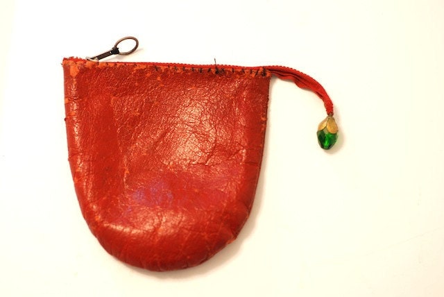 COIN Purse, Leather Change Purse, Wallet Coin Purse, Stocking Stuffer, Leather Wallet Purse, Vintage Coin Purse, Under 25,
