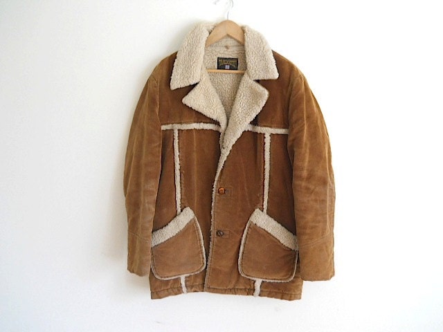 VIntage Trailmaster Men's Coat, Distressed Cowboy Coat, Winter Christmas Coat, Camel Autumn, Jacket, Men's Jacket, For HIM
