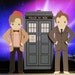 Bookmark buddies set, 10 and 11 & police box