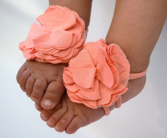 Items similar to Baby barefoot sandals- baby sandals on Etsy
