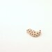 Felt brooch White bird with beige polka dots - needle felted brooch - spotted - kids fashion