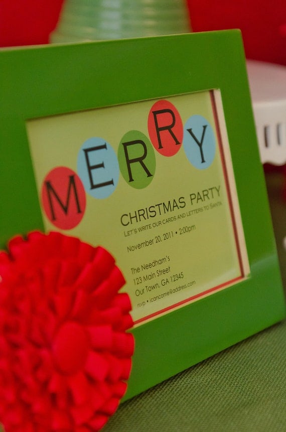 Christmas Card Writing Party Kit: A Party in a Box for 8 Delivered to Your Door