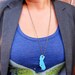 Custom Prideful New Hampshire Ceramic State Necklace