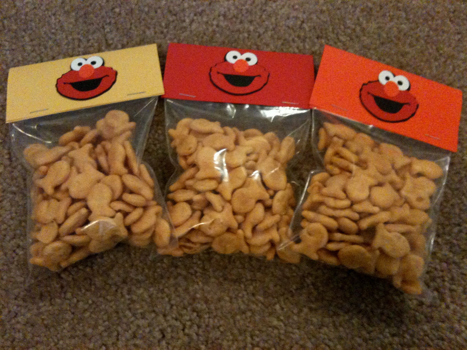 Elmo Goodie Bag Toppers