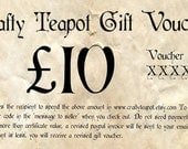 Gift Voucher for Ten Pounds
