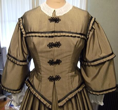 Civil War Reproduction Dress Gown - Made to Order
