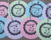 Thank You Round Tags, Set of 8