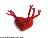 baby ZOMBIE HEART RATTLE plush toy halloween costume