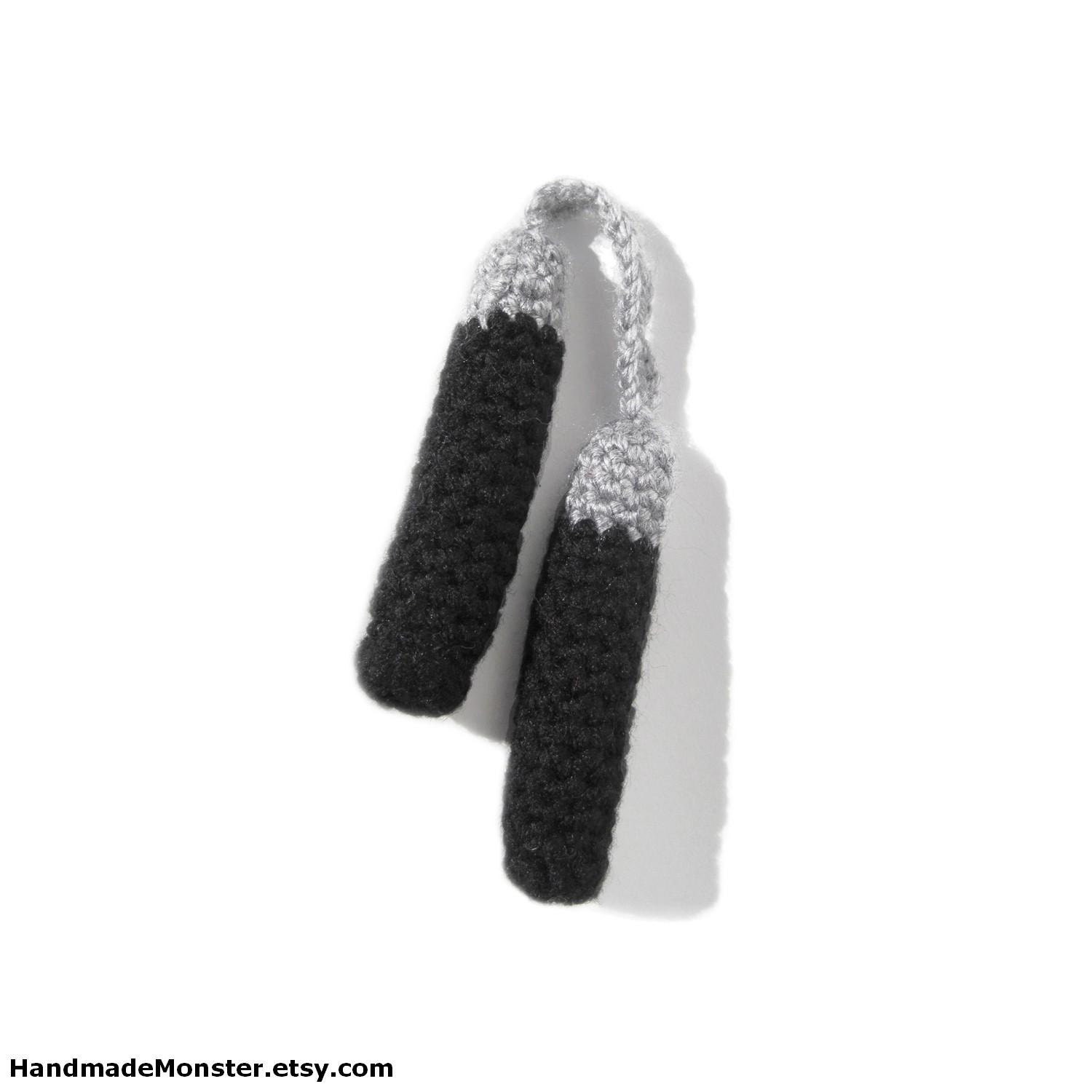 ninja Halloween costume NUNCHUCKS BABY RATTLE toy nun-chucks kung fu numchucks plush stuffed