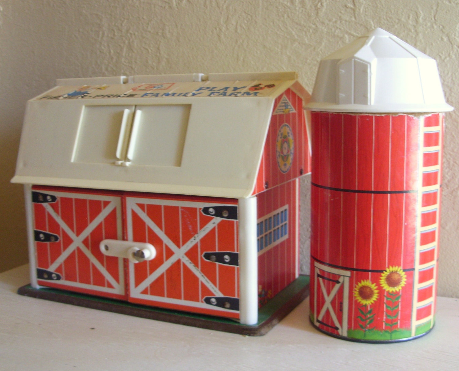 Vintage Fisher Price Little People Family Play Farm Animals Barn Silo Tractor Truck 1967 1986